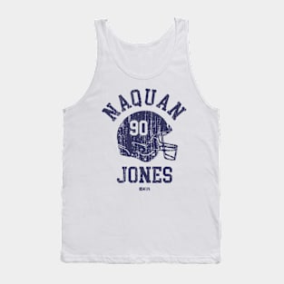 Naquan Jones Tennessee Helmet Font Tank Top